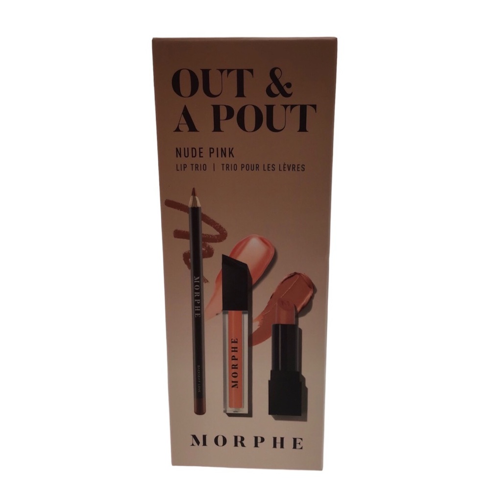 Morphe Out & A Pout Nude Pink Lip Trio - Picture 4 of 9